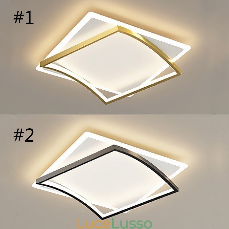 Moderne lampade da soffitto Apparecchio di illuminazione a filo per soffitto