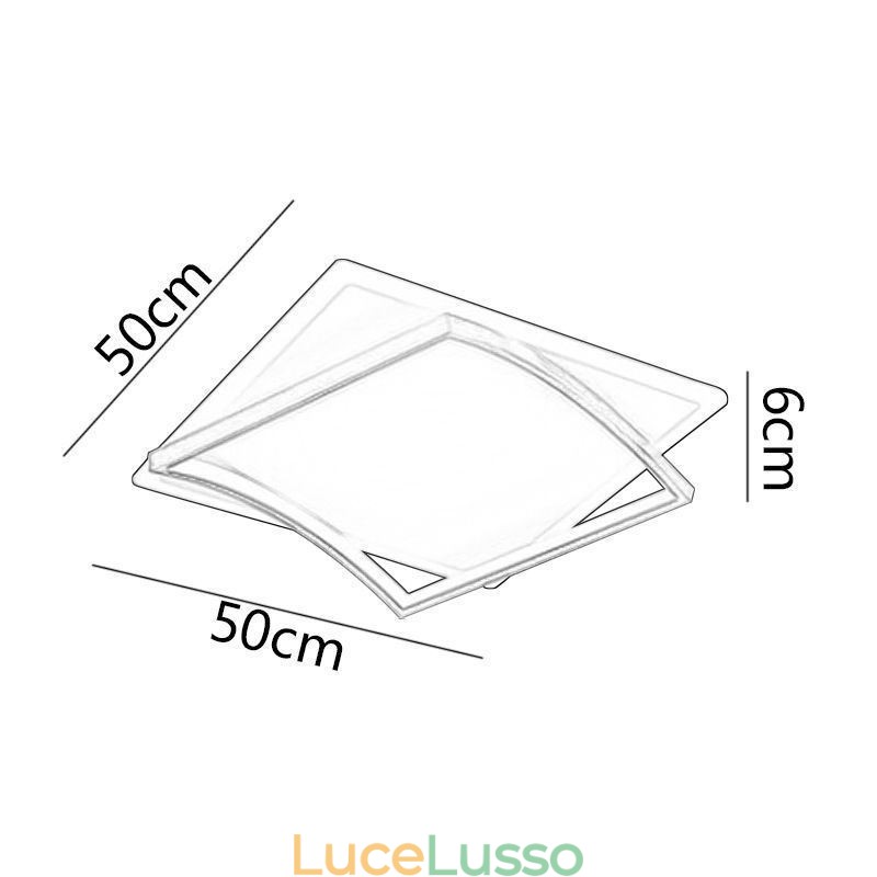 Moderne lampade da soffitto Apparecchio di illuminazione a filo per soffitto