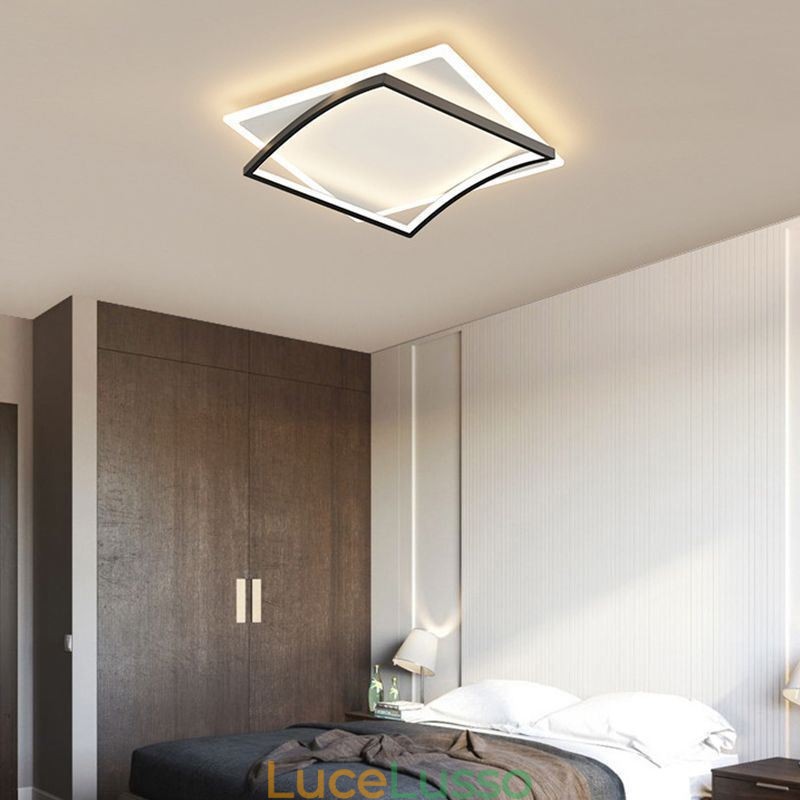 Moderne lampade da soffitto Apparecchio di illuminazione a filo per soffitto