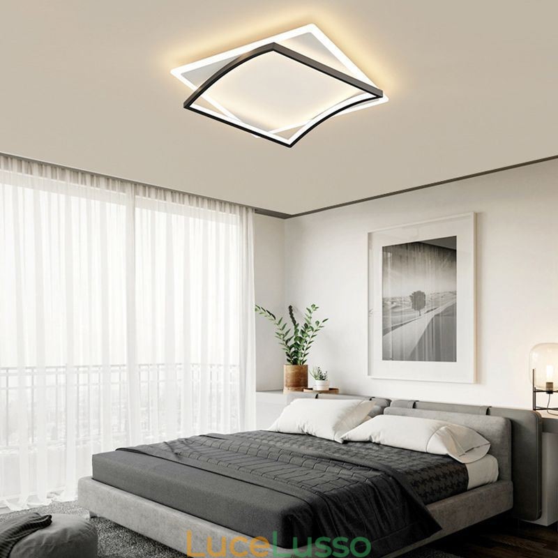 Moderne lampade da soffitto Apparecchio di illuminazione a filo per soffitto