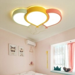 Moderna lampada da soffitto a filo, graziosa lampada da soffitto con paralume a palloncino