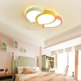 Moderna lampada da soffitto a filo, graziosa lampada da soffitto con paralume a palloncino
