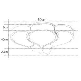 Moderna lampada da soffitto a filo, graziosa lampada da soffitto con paralume a palloncino