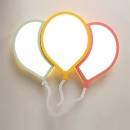 Moderna lampada da soffitto a filo, graziosa lampada da soffitto con paralume a palloncino