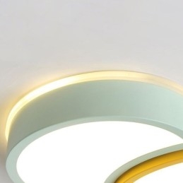 Moderna lampada da soffitto a filo, graziosa lampada da soffitto con paralume a palloncino