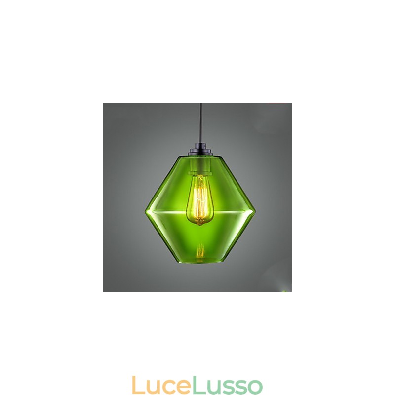 Lampadario Mini Stile Moderno Contemporaneo Vetro