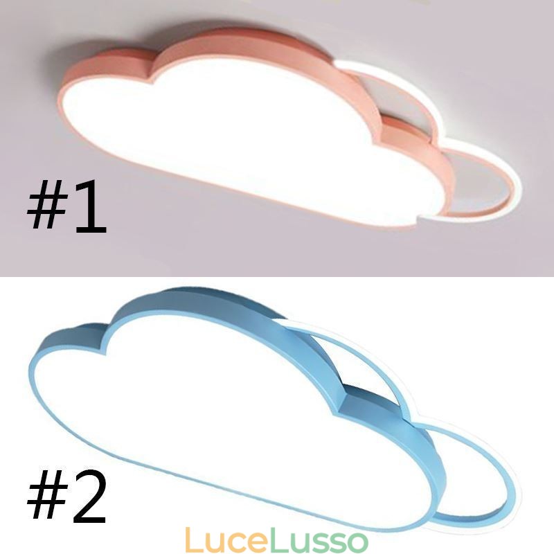 Modern Lights Lampada da soffitto a forma di nuvola con montaggio a filo