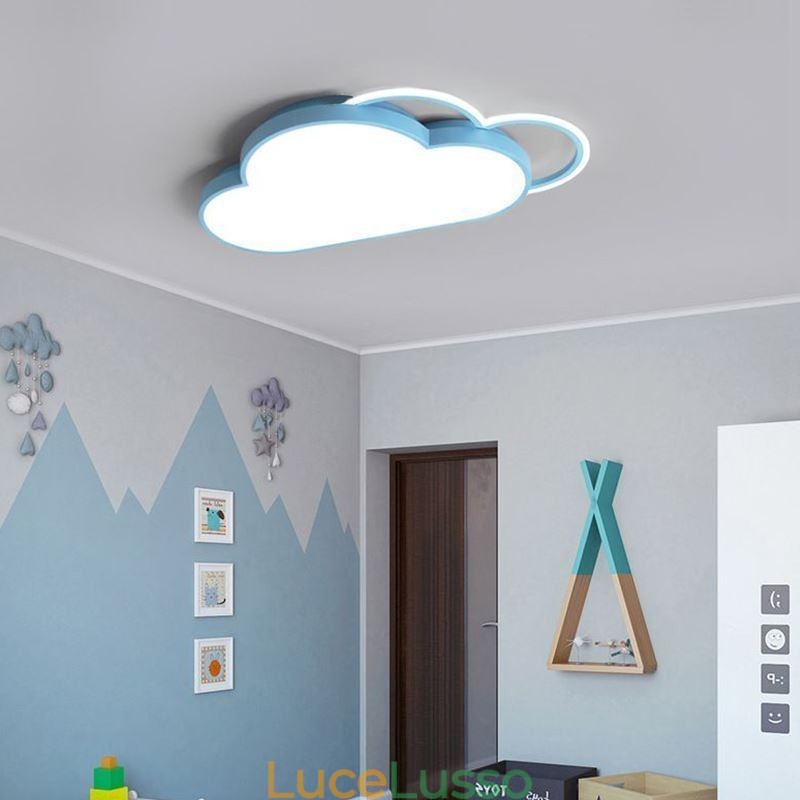 Modern Lights Lampada da soffitto a forma di nuvola con montaggio a filo