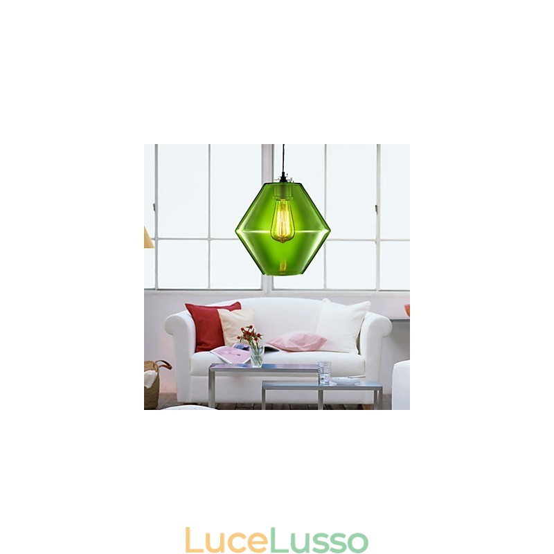Lampadario Mini Stile Moderno Contemporaneo Vetro