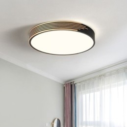 Lampada moderna da soffitto a filo con illuminazione circolare