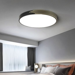 Lampada moderna da soffitto a filo con illuminazione circolare
