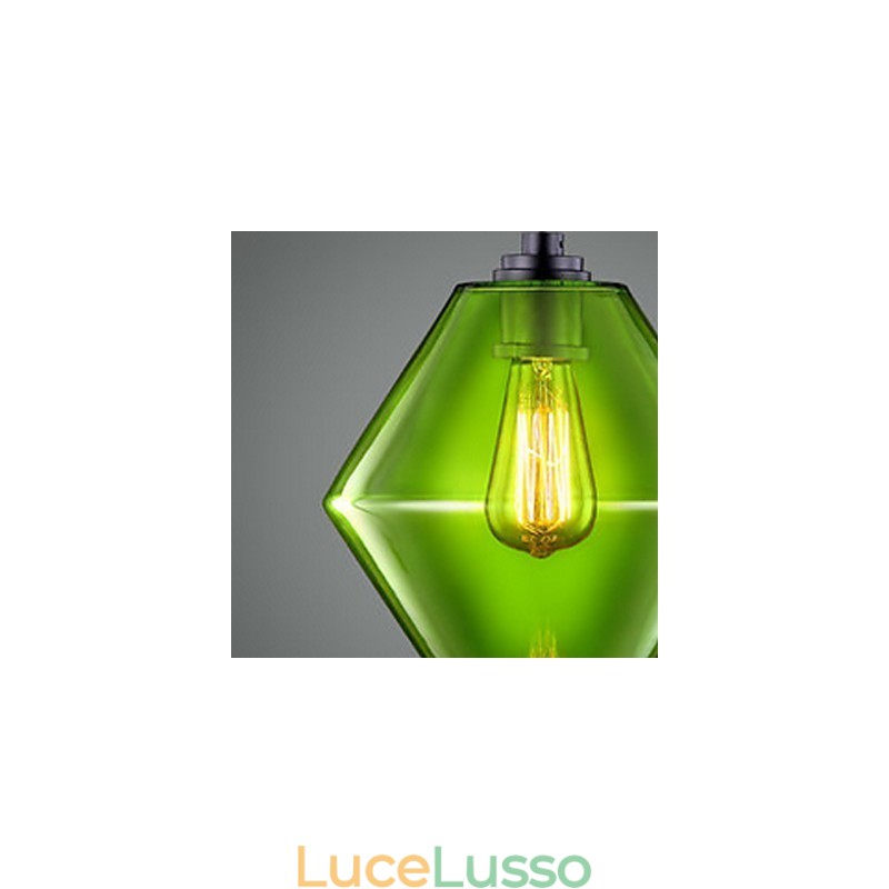 Lampadario Mini Stile Moderno Contemporaneo Vetro