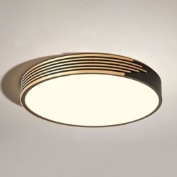 Lampada moderna da soffitto a filo con illuminazione circolare