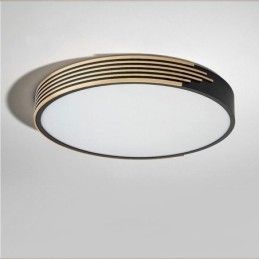 Lampada moderna da soffitto a filo con illuminazione circolare