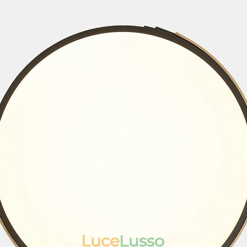Lampada moderna da soffitto a filo con illuminazione circolare