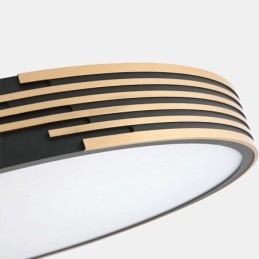 Lampada moderna da soffitto a filo con illuminazione circolare