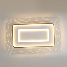 Lampada da soffitto rettangolare a filo Lampada da soffitto minimalista in acrilico ultrasottile