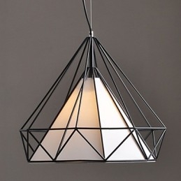 Lampadario 1 luce semplice artistico placcato in acciaio inossidabile
