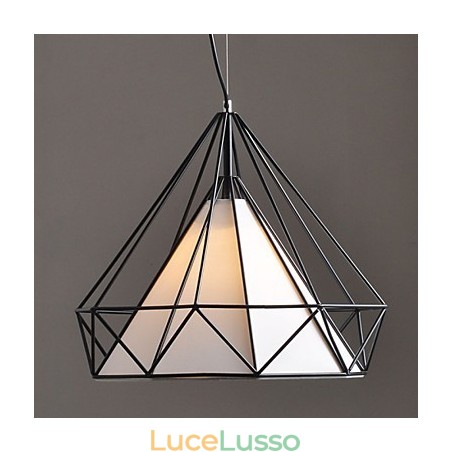 Lampadario 1 luce semplice artistico placcato in acciaio inossidabile Lampadario 1 luce semplice artistico placcato in acciaio inossidabile