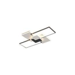 Lampada da soffitto moderna quadrata in acrilico con montaggio a filo