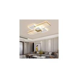 Lampada da soffitto moderna quadrata in acrilico con montaggio a filo