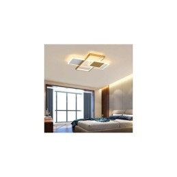 Lampada da soffitto moderna quadrata in acrilico con montaggio a filo