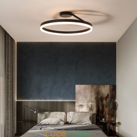 Lampada da soffitto moderna a filo con paralume in acrilico Lampada da soffitto moderna a filo con paralume in acrilico