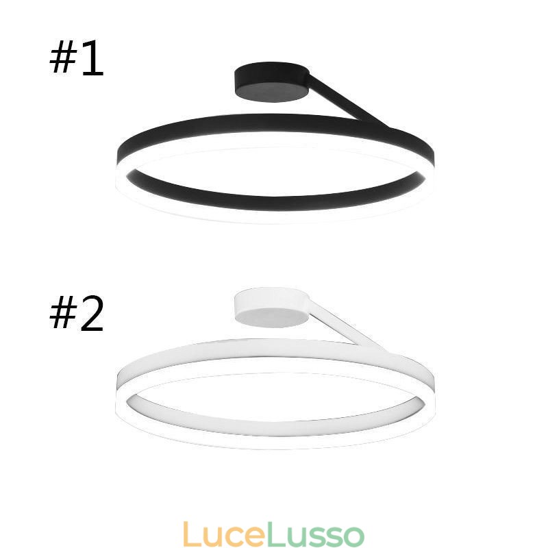 Lampada da soffitto moderna a filo con paralume in acrilico