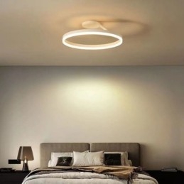 Lampada da soffitto moderna a filo con paralume in acrilico
