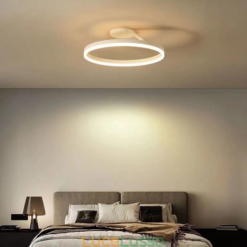Lampada da soffitto moderna a filo con paralume in acrilico