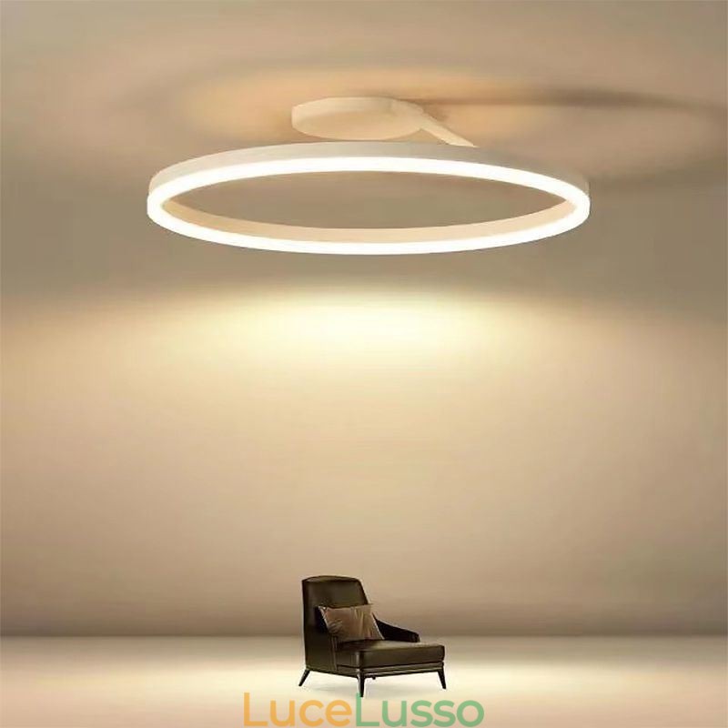 Lampada da soffitto moderna a filo con paralume in acrilico