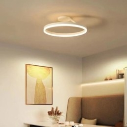 Lampada da soffitto moderna a filo con paralume in acrilico