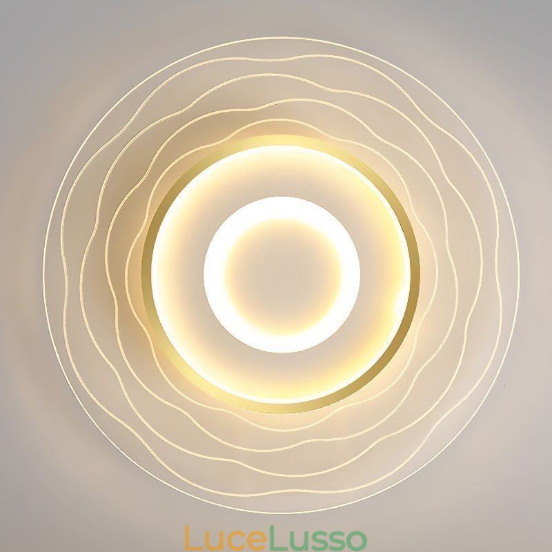 Lampada da soffitto a filo Lampada da soffitto ultrasottile in acrilico minimalista