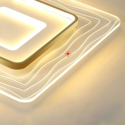 Lampada da soffitto a filo Lampada da soffitto ultrasottile in acrilico minimalista
