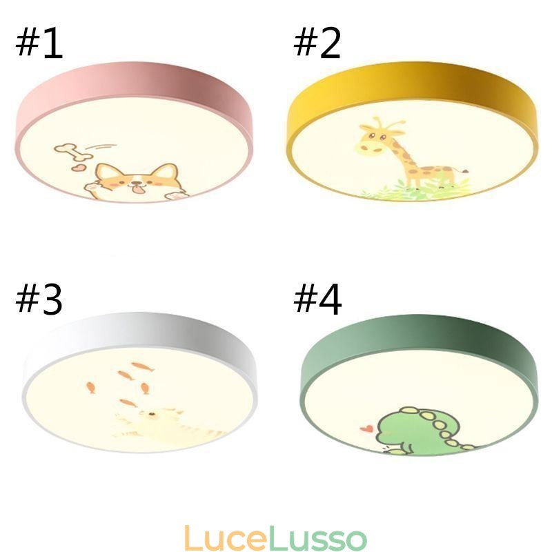 Lampada da soffitto per bambini con animali Lampada da soffitto con cartoni animati