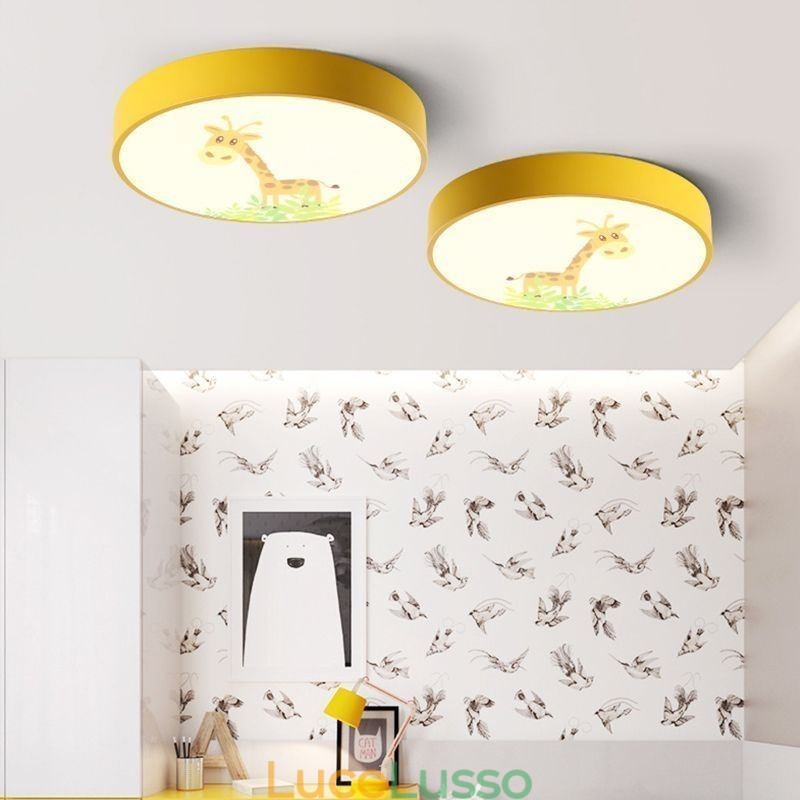 Lampada da soffitto per bambini con animali Lampada da soffitto con cartoni animati