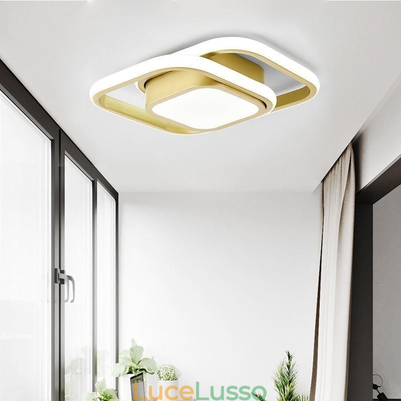 Lampada da soffitto moderna Lampada da soffitto quadrata