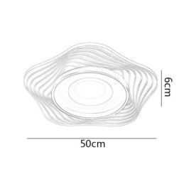 Lampada da soffitto creativa moderna con montaggio a filo, a forma di stella, 36 W