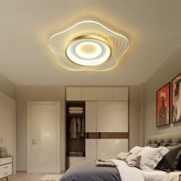Lampada da soffitto creativa moderna con montaggio a filo, a forma di stella, 36 W
