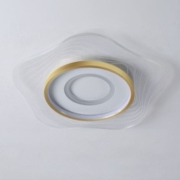 Lampada da soffitto creativa moderna con montaggio a filo, a forma di stella, 36 W