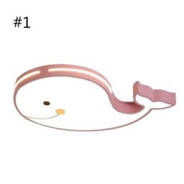 Lampada da soffitto dimmerabile con motivo a delfino, lampada da soffitto creativa per bambini