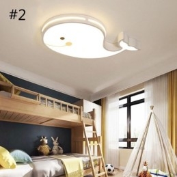 Lampada da soffitto dimmerabile con motivo a delfino, lampada da soffitto creativa per bambini