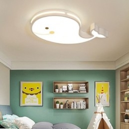 Lampada da soffitto dimmerabile con motivo a delfino, lampada da soffitto creativa per bambini