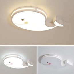 Lampada da soffitto dimmerabile con motivo a delfino, lampada da soffitto creativa per bambini