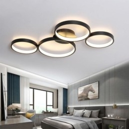 Lampada da soffitto 7200LM 4 anelli apparecchio di illuminazione