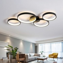 Lampada da soffitto 7200LM 4 anelli apparecchio di illuminazione