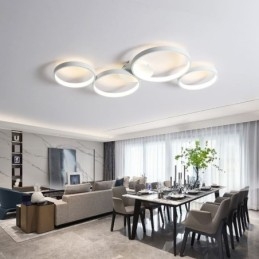 Lampada da soffitto 7200LM 4 anelli apparecchio di illuminazione