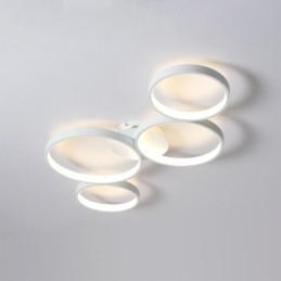 Lampada da soffitto 7200LM 4 anelli apparecchio di illuminazione