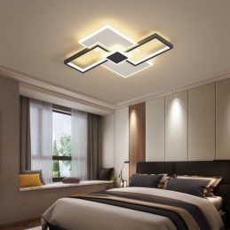 Plafoniera quadrata da soffitto a filo