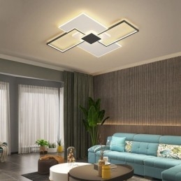 Plafoniera quadrata da soffitto a filo